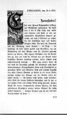 Heimfahrt!