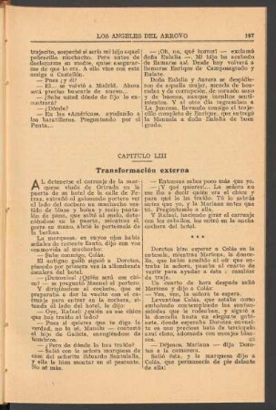 Capítulo LIII : Transformación externa