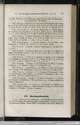 IV. Decimalbrüche