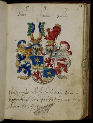 W. W. Baro à Rogendorf, Padua 29 July 1575
