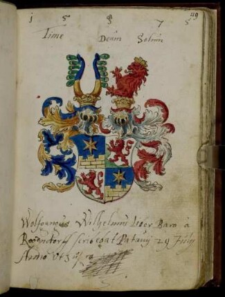 W. W. Baro à Rogendorf, Padua 29 July 1575