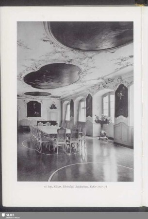 Isny, Kloster, Ehemaliges Refektorium, Dekor 1757-58