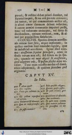 Cap. XV - XVI.
