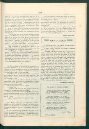 El origen