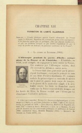 Chapitre XIII Formation de l'unité allemande