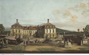 Das kaiserliche Lustschloß Schloss Hof, Ehrenhofseite