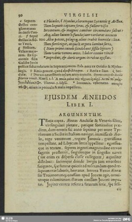 Eiusdem Aeneidos Liber I.