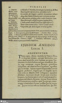 Eiusdem Aeneidos Liber I.