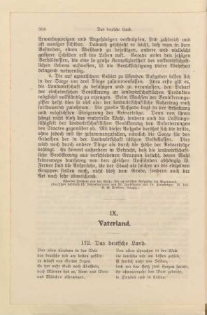 IX. Vaterland