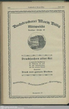 Anzeigen : Geschäftsanzeigen