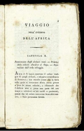 Viaggio Nell' Interno Dell' Africa