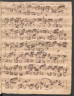 Herr Jesu Christ dich zu uns wend; org; G-Dur; BWV 709