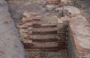 Kloster Reinbek: Ausgrabung: Treppe