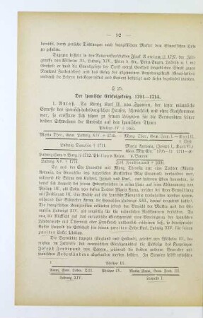 § 25. Der spanische Erbfolgekrieg. 1701-1714