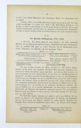 § 25. Der spanische Erbfolgekrieg. 1701-1714