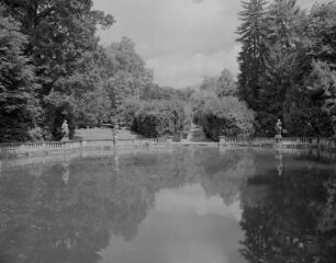 Garten der Villa Mansi — Fischteich
