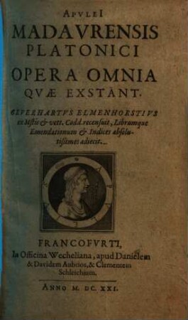 Emendationes ad Apuleii Platonici opera omnia