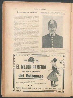 Treinta años de servicios