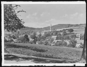 Wehrsdorf. Blick auf Wehrsdorf