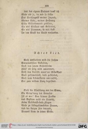 Achtes Lied