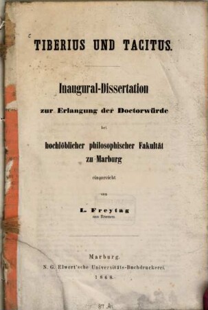 Tiberius und Tacitus
