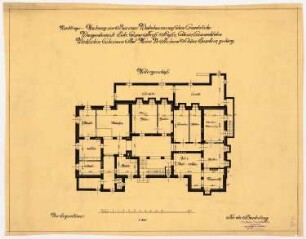 Villa Dr. Richard Schöne, Berlin-Grunewald: Grundriss UG, 1:100