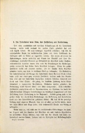 Der Kampf gegen die Tuberkulose des Rindviehs