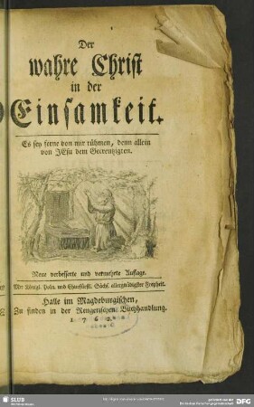 Der wahre Christ in der Einsamkeit