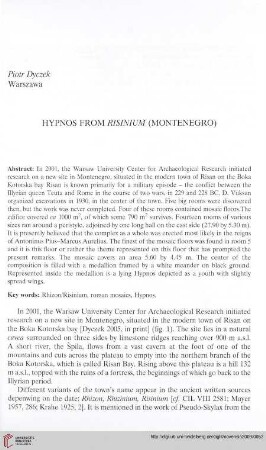20: Hypnos from Risinium (Montenegro)