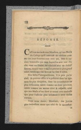 Réponse.
