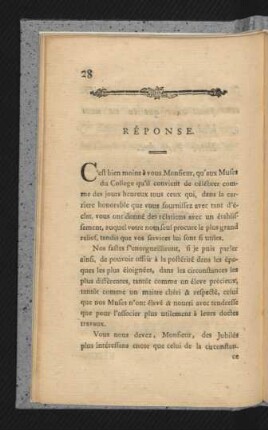 Réponse.