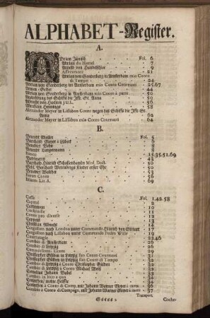 Alphabet-Register