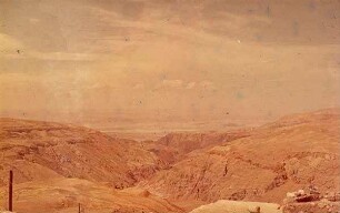 Blick v. Turm Tafile [Et-tafile] [zum] T. Meer [Totes Meer]