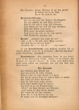 In dem Fremdenbuche eines Gasthofs verewigte sich ein [...]