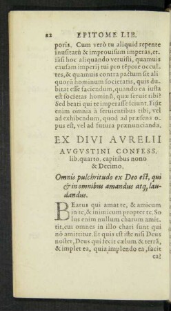 Ex Divi Aurelii Augustini Confess. lib. quarto. capitibus nono & Decimo.
