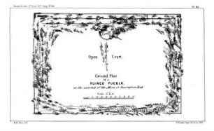 Ground plan of a ruined pueblo on the summit of the Moro, or Inscription Rock