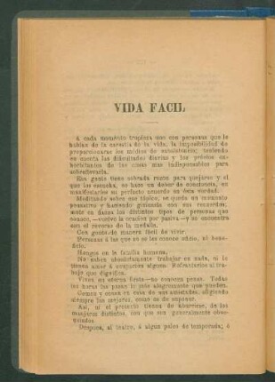 Vida fácil