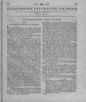 Literarische Analekten