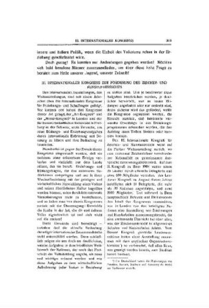III. Internationaler Kongress zur Förderung des Zeichen- und Kunstunterrichts