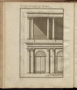 L´Ordre Espagnol sur le Romain. Die Spanische Ordnung über die Römische. Figur 129. - Ordre Espagnol. Spanische Ordnung. Figur 130.