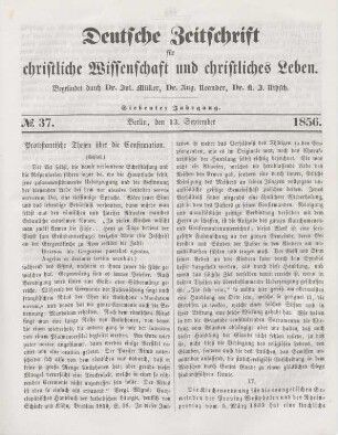 289-292 Protestantische Thesen über die Confirmation : Schluß