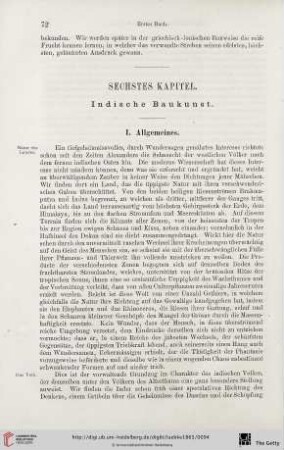 Sechstes Kapitel: Indische Baukunst