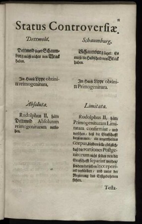 Status Controversiæ.