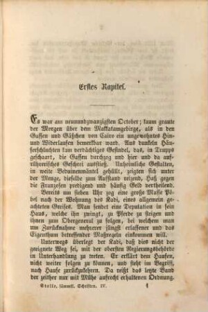 Ferdinand Stolle's ausgewählte Schriften : Volks- und Familienausgabe. 4, Napoleon in Aegypten ; 3 : historisch-romantisches Gemälde