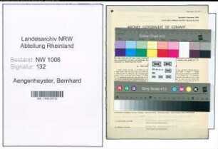 Entnazifizierung Bernhard Aengenheyster , geb. 29.10.1893 (Kaufmann)