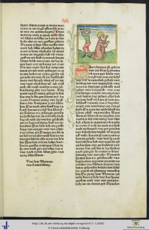 Von sant Thoman von Canndelberg