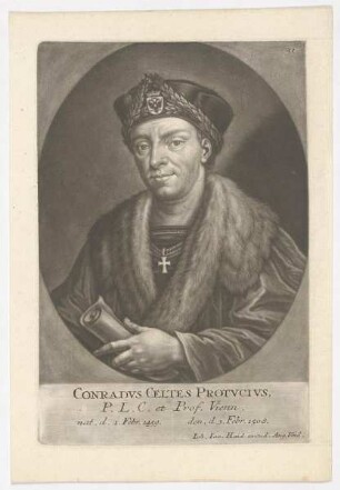 Bildnis des Conradvs Celtes Protvcivs