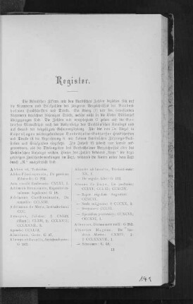 Register [zu S. 1-40, S. 41-140 u. Bd. 13, S. 65-142]