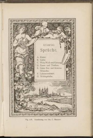 [Dritter Abschnitt.] Allerlei Sprüche von Bekannten und Unbekannten.