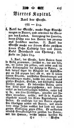 Viertes Kapitul. Karl der Große. 788 - 814